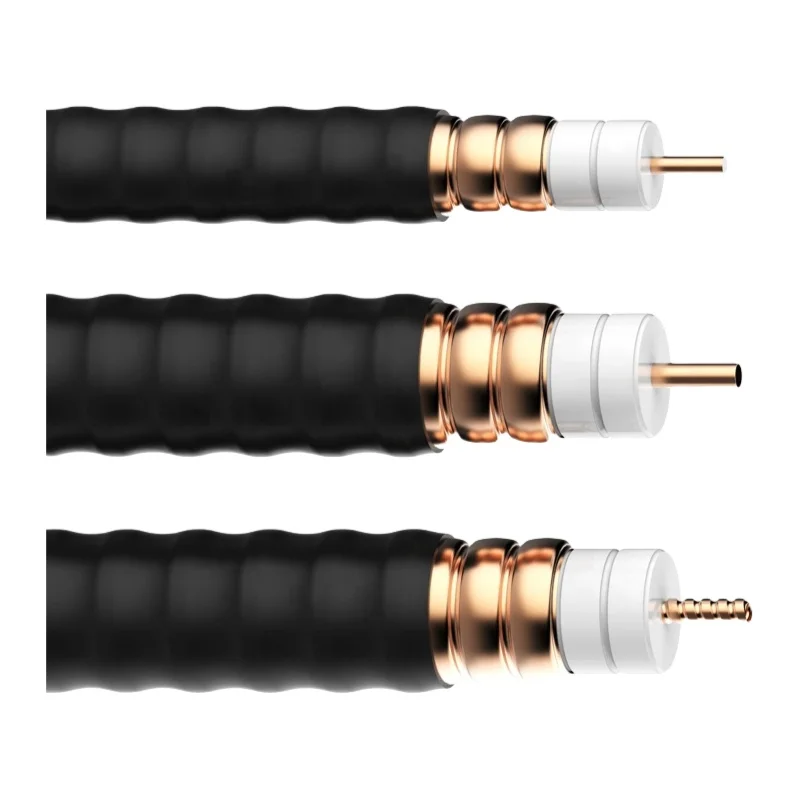 Hot Sale Antenna 50 ohm Radiating Heliax Corrugated Copper Tube Coaxial Cable 1-5/8  Leaky Feeder Cable