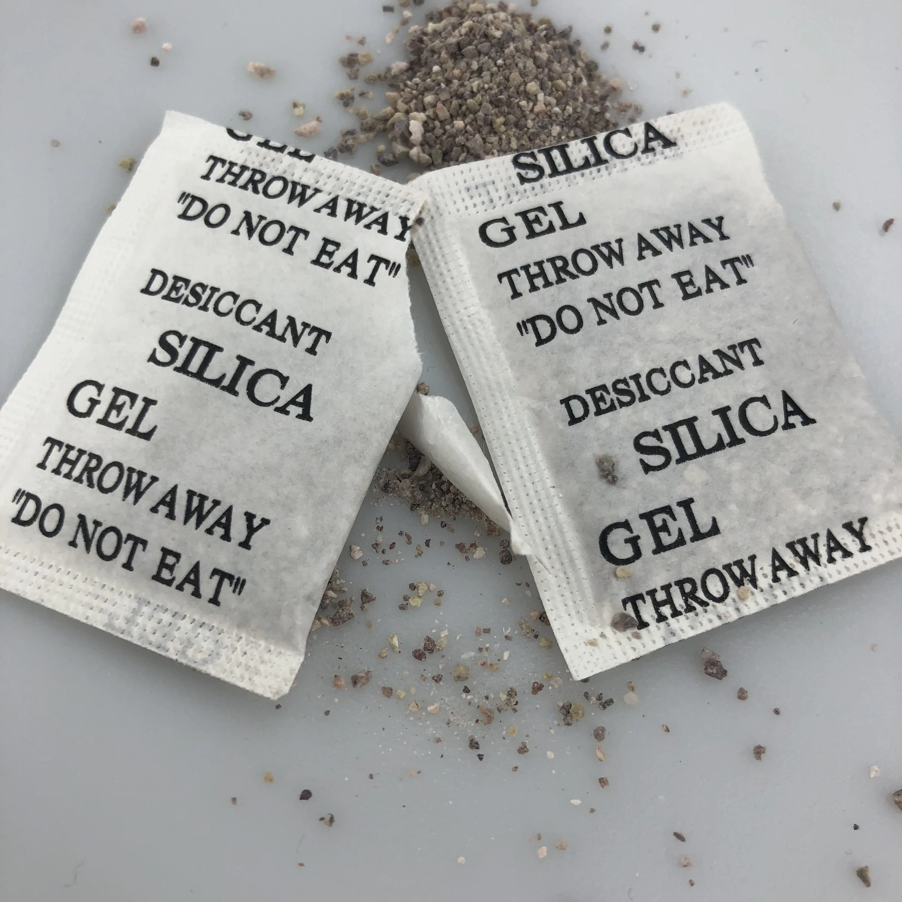 Wholesale Heat Sealing Printed Cotton  Free Sample Silica Gel Desiccant Packing Paper Desiccant Wrapping Paper