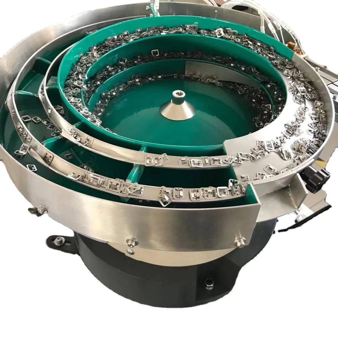 Inline Vibratory Bowl Feedering Packing Machine for Chip Component Plate Pill Screw Nut Bolt Washer Ring Nail