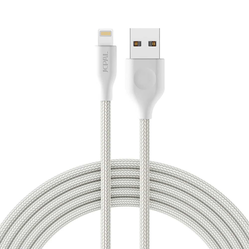 
2019 New Arrival 8pin for iPhone XS MAX Pro 11 MFi Certified 2.4A USB Red Black Cable Charging FlexLink Lightn to USB Cable 