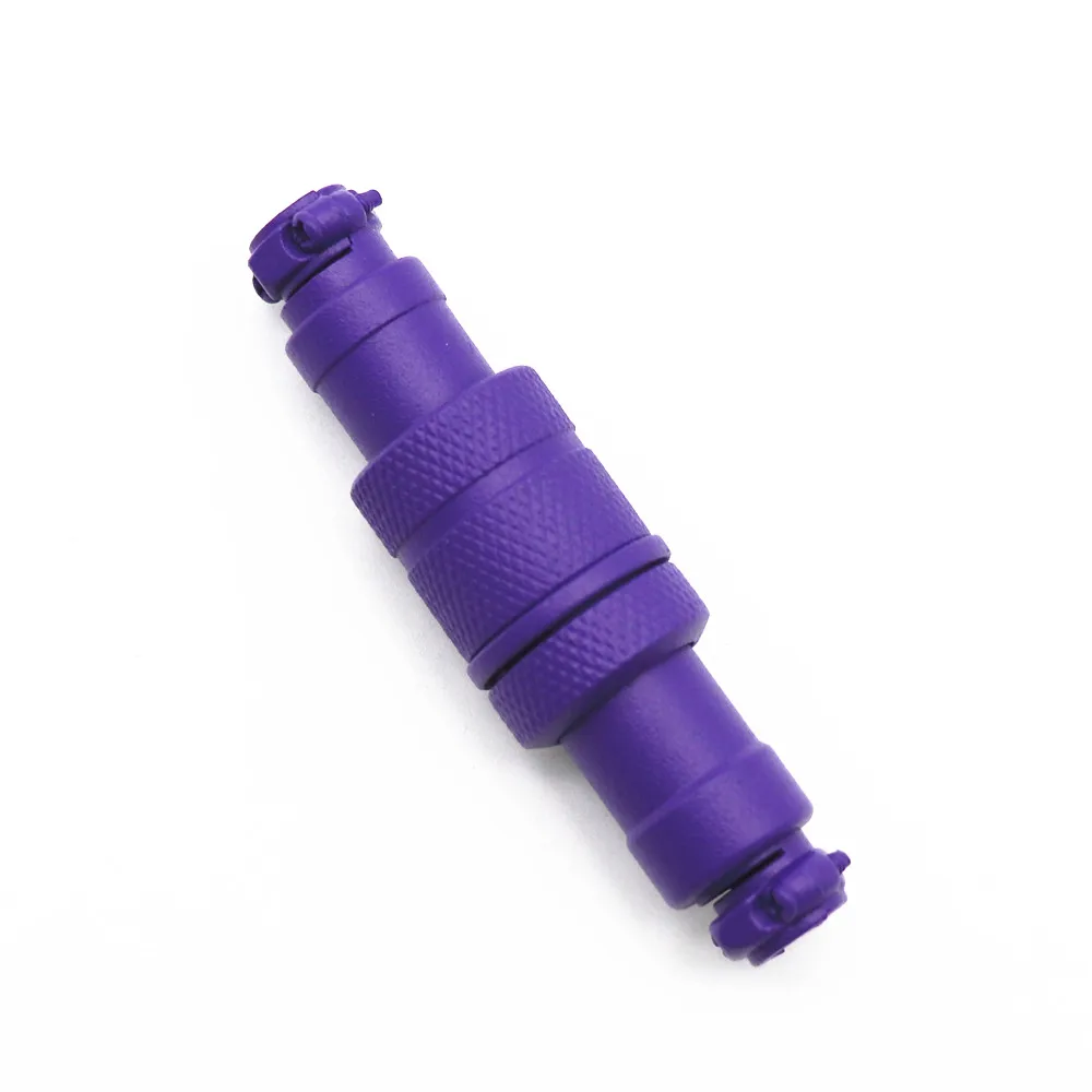 Прямая поставка матовый промышленный стиль GX16 4-контактный штекер и гнездо разноцветный Разъем для спиральных USB-кабелей