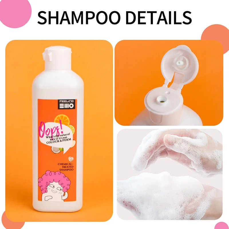 Factory custom private label hair conditioner and shampoo sets wholesale OEM ODM Chemical treated shampoo for professional salon