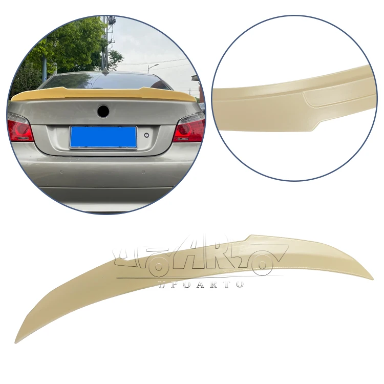 Nice Fitment Auto Accessories ABS Carbon Fiber PSM Style Rear Trunk Spoiler For BMW 5 Series E60 M5 530i 535i 550i 2004-2010