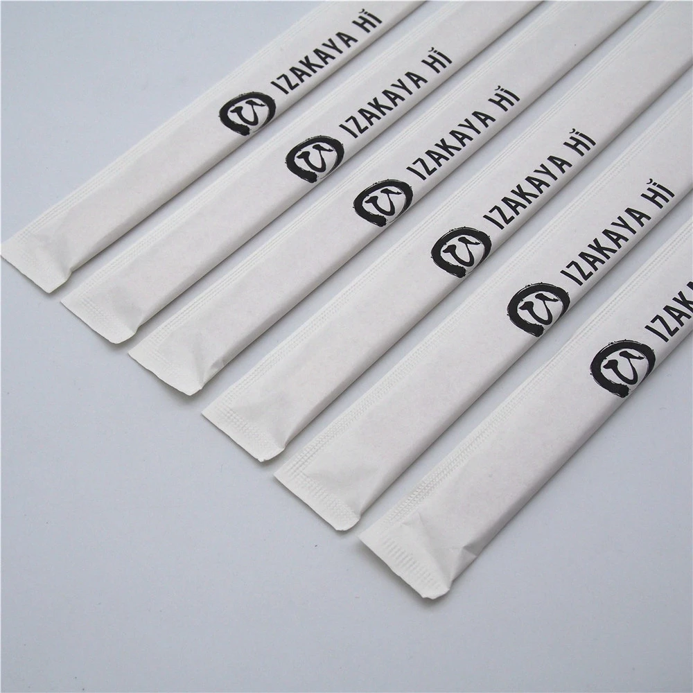 Sushi Japanese Chopsticks Custom Disposable Chopstick Sleeve Paper Wrap Bag chop sticks
