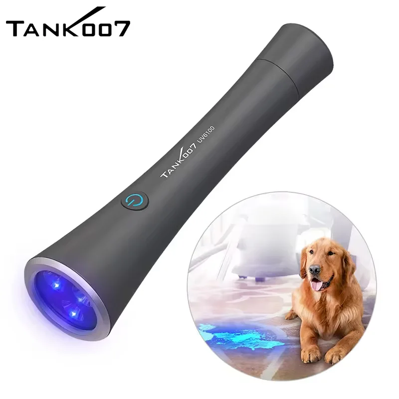 TANK007 OEM ODM 365nm UV Flashlight 3 in1 oil leak detection Blacklight Led linterna torchlight Pets Urine Stains uv Flash light