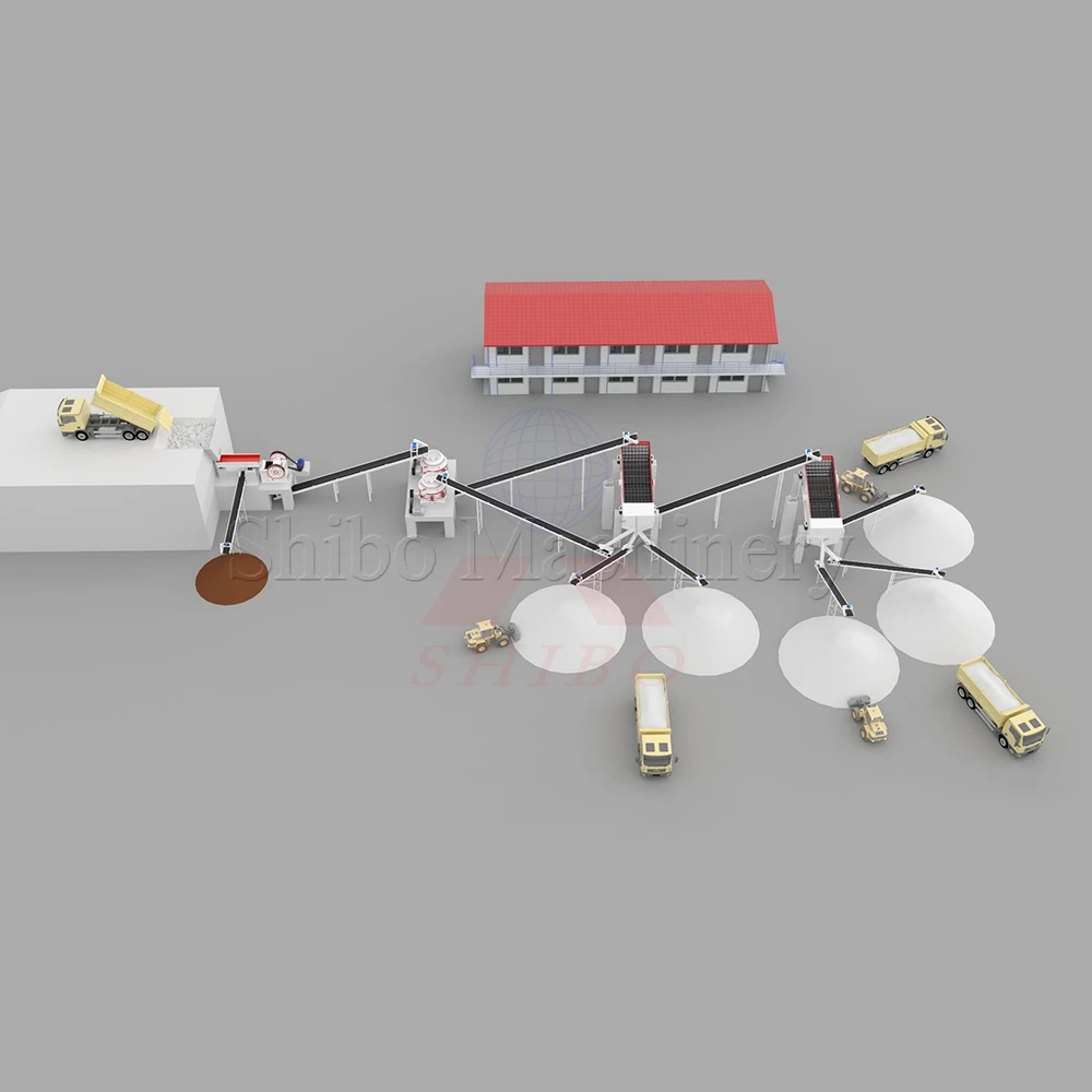 Small scale complete limestone crushers quarry stone crusher plant gravel crushing line