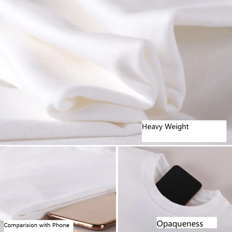 230Gsm 100%Cotton  Heavyweight Pure Color High Quality Long Sleeve Basic T-shirt Japanese style