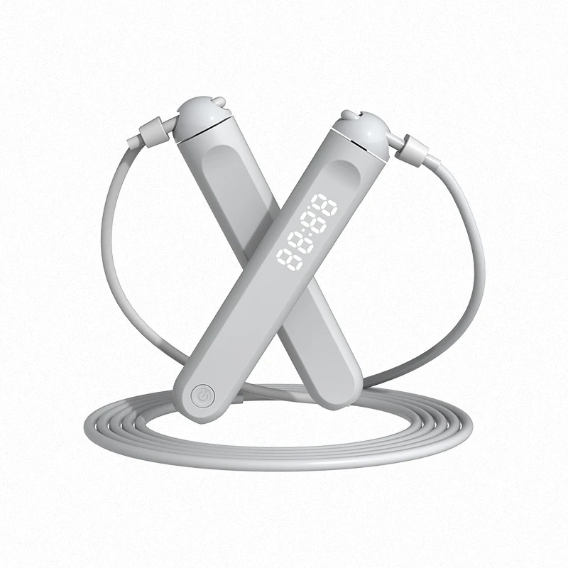 OEM customized weighted skipping rope workout freestyle long handle jump rope with bag