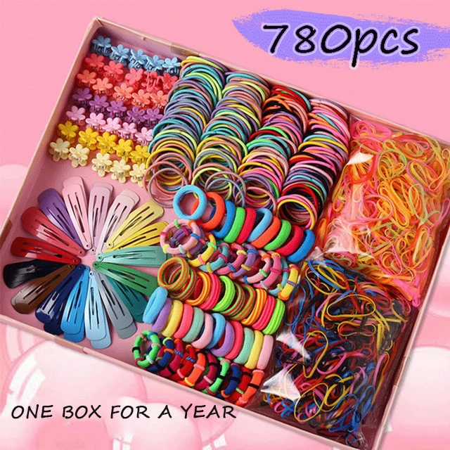 New hairpin hairgrips claw suit children kids hair rubber band scrunchies hair ties set baby hair bands set for girls
