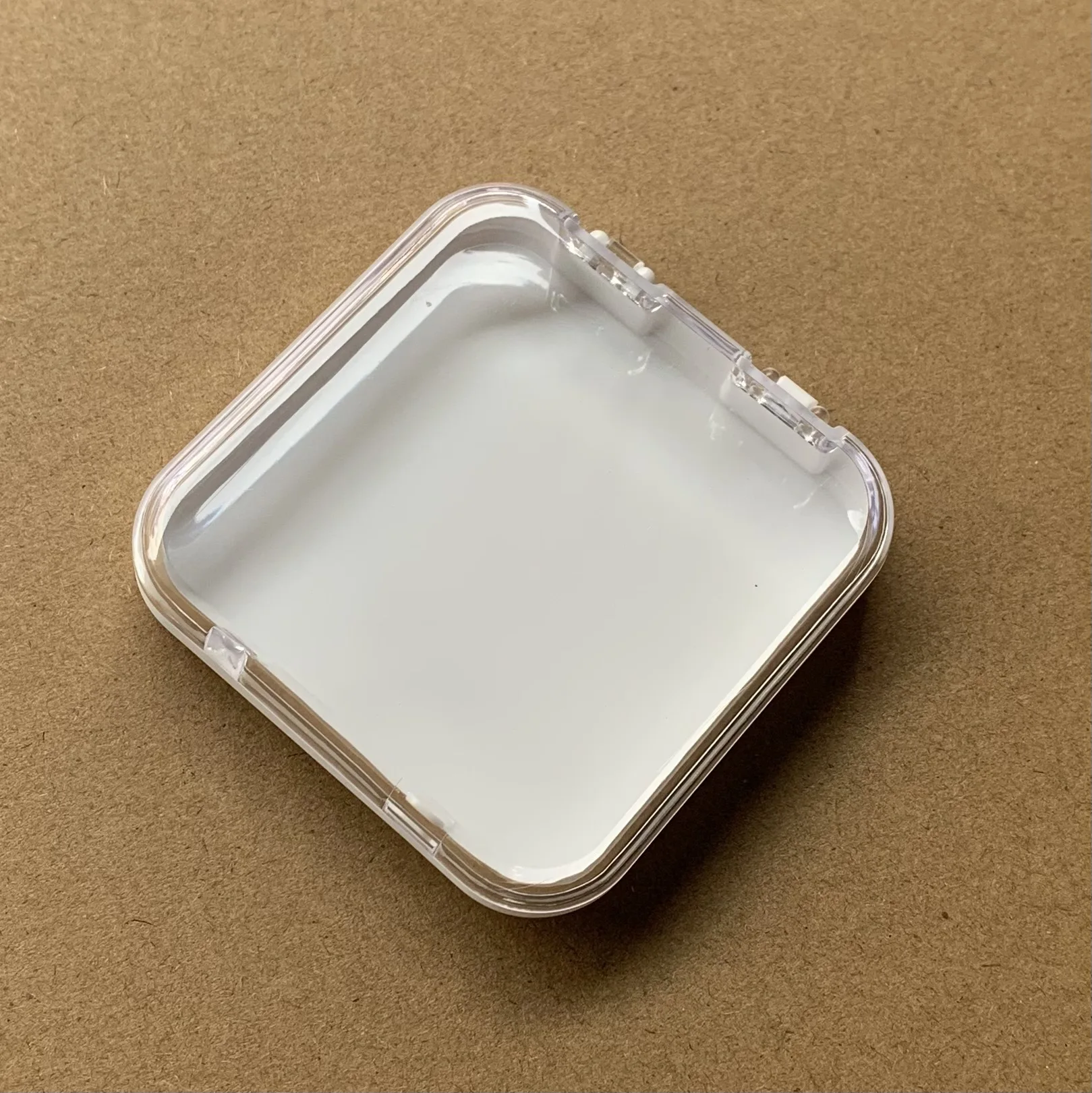 Press On Nails Empty Packaging Box Pink Dust Proof Nails Transparent Organizer Packaging Box For Artificial Nails