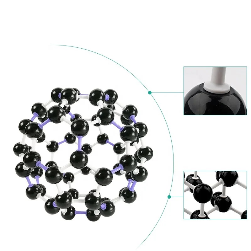 Carbon 60 Framework Organic Chemistry Molecular Model