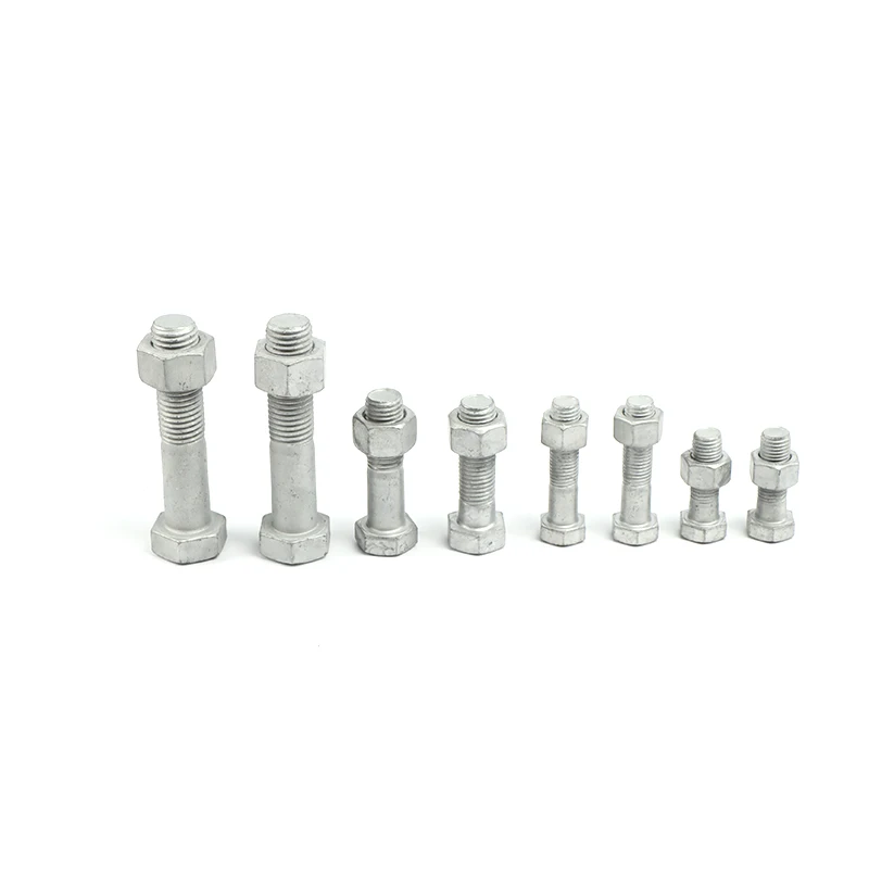 China manufacturer Carbon Steel Black ASTM A194 2H Heavy Hex structural nut