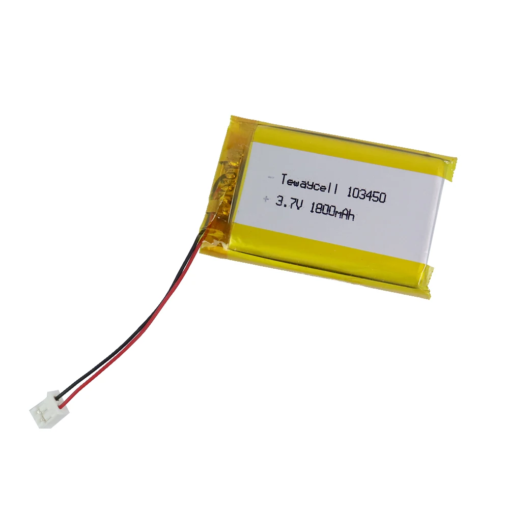 Rechargeable Large Capacity 103450 2000mah 3.7v lithium cells lipo battery for medical digitale device