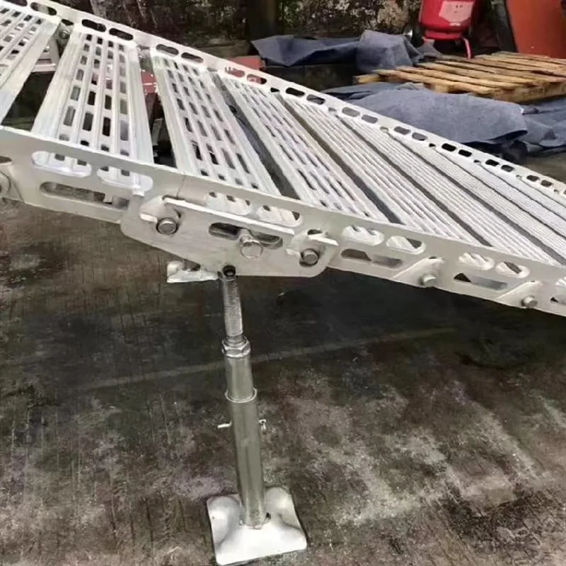 Customized Durable Heavy Duty Aluminum Folding Ladder TU-V Certified Stages for Loading and Unloading Heavy Duty Ramp