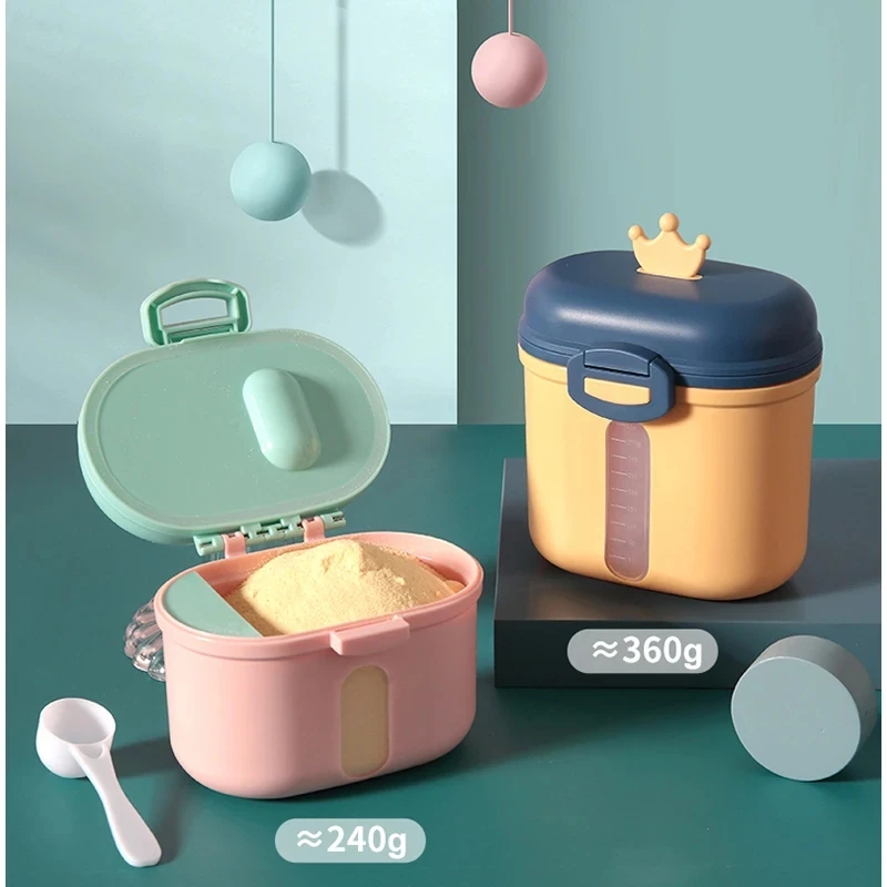 New Baby Milk Powder Portable Baby Food Storage Box Essential Cereal Infant Milk Powder Box Toddle Snacks Container