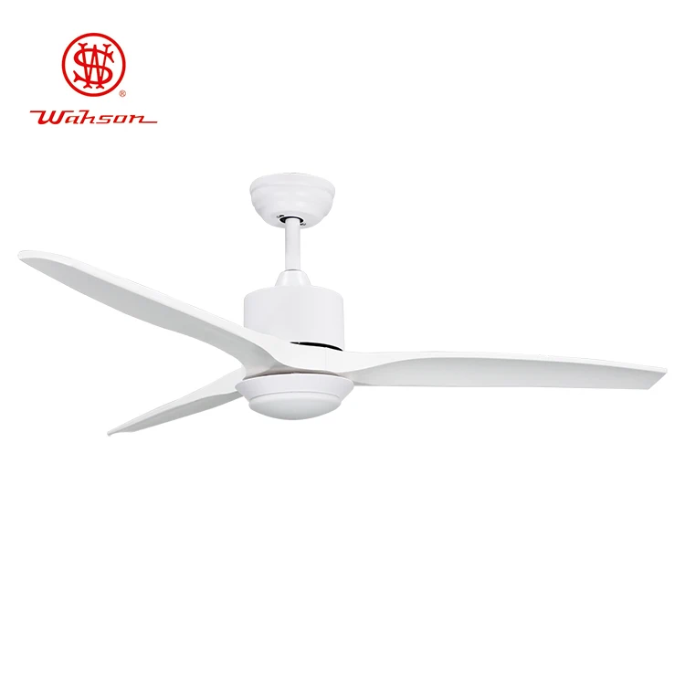 Китайская Фабрика 52 дюйма белый ac dc мотор abs лопасти потолочный вентилятор с подсветкой на пульте управления