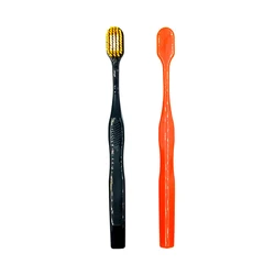 Ортодонтическая пластиковая зубная щетка для дома и путешествий с логотипом на заказ оптом