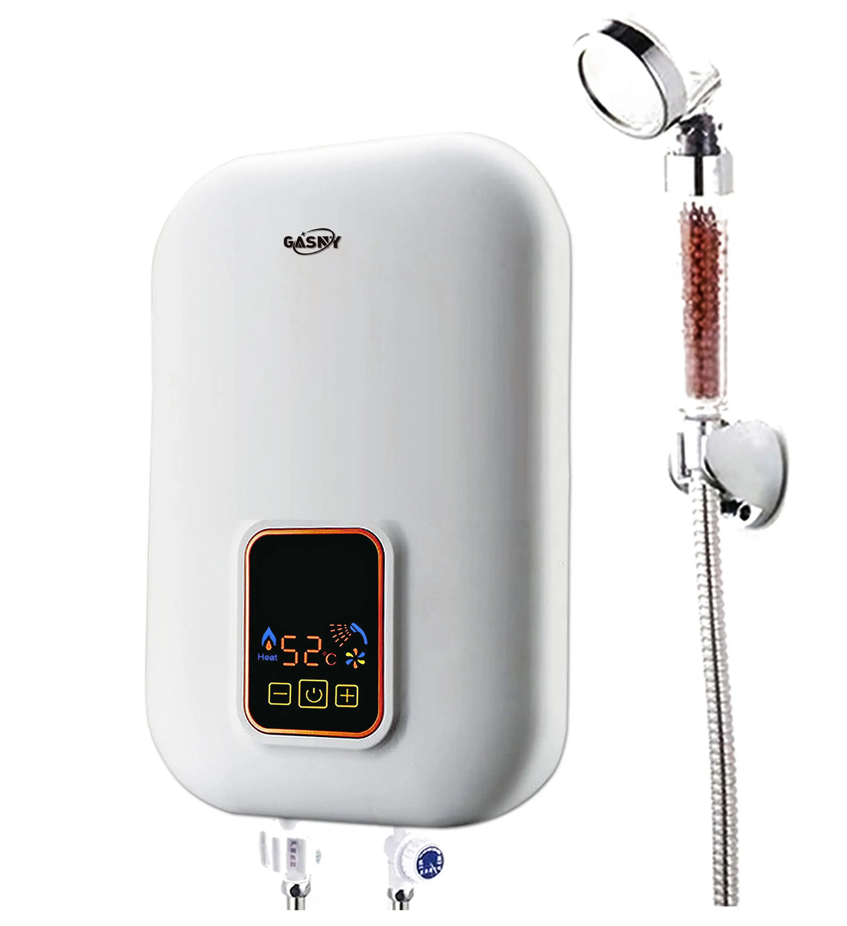 220-240V 6KW Electric Instantaneous instant Electronic Kitchen Wall Mounted Tankless Hot Water Heater