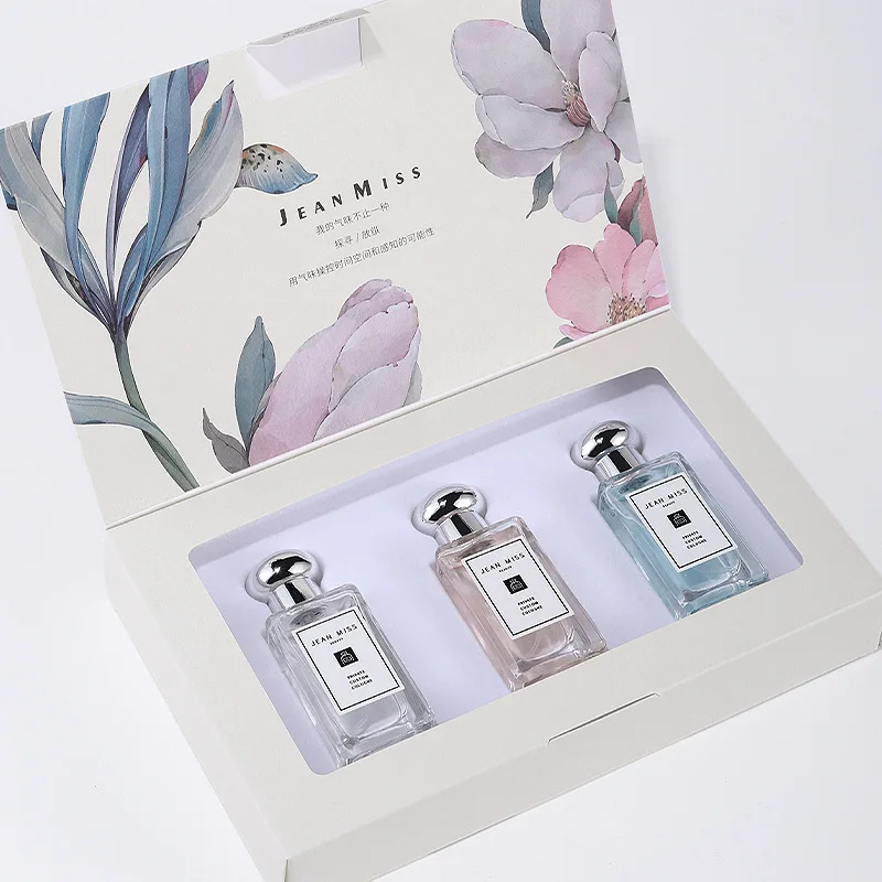 Hot Selling Christmas Gift Set Parfums Long Lasting Wholesale 10% 20% Edp for Women Body Fragrance Perfume Set Spray Floral