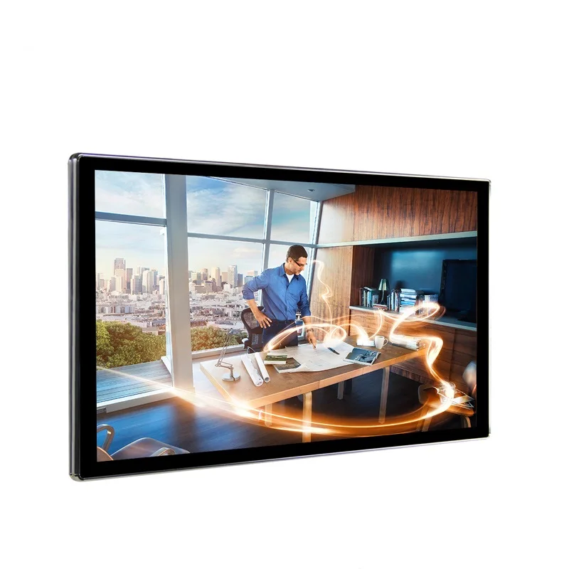 55 дюймов, Белый ПК, все в одном, PCAP, сенсорный экран, планшетный киоск для выставочного центра