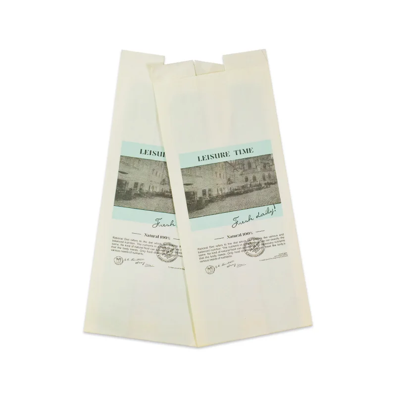 High quality flat bottom kraft paper pouch Environmental protection paper pouches packaging kraft paper stand up pouch wide