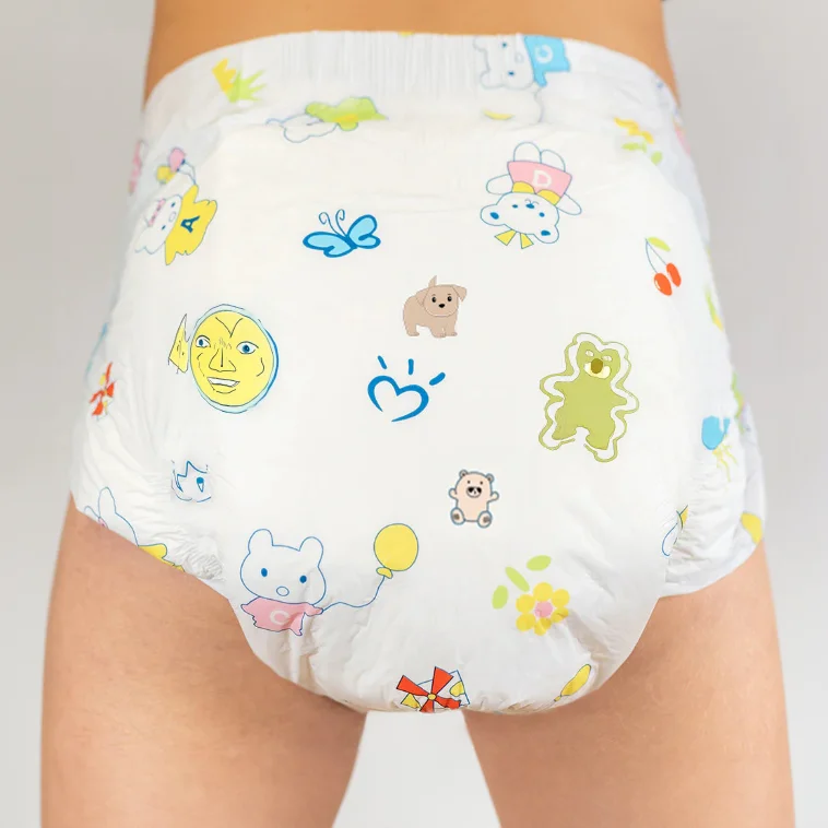 Free Samples Disposable Wholesale Abdl Adult Baby Diaper Nappy Abdl Hypnosis Pull Up Custom Diaper For Big Kids Teens Children