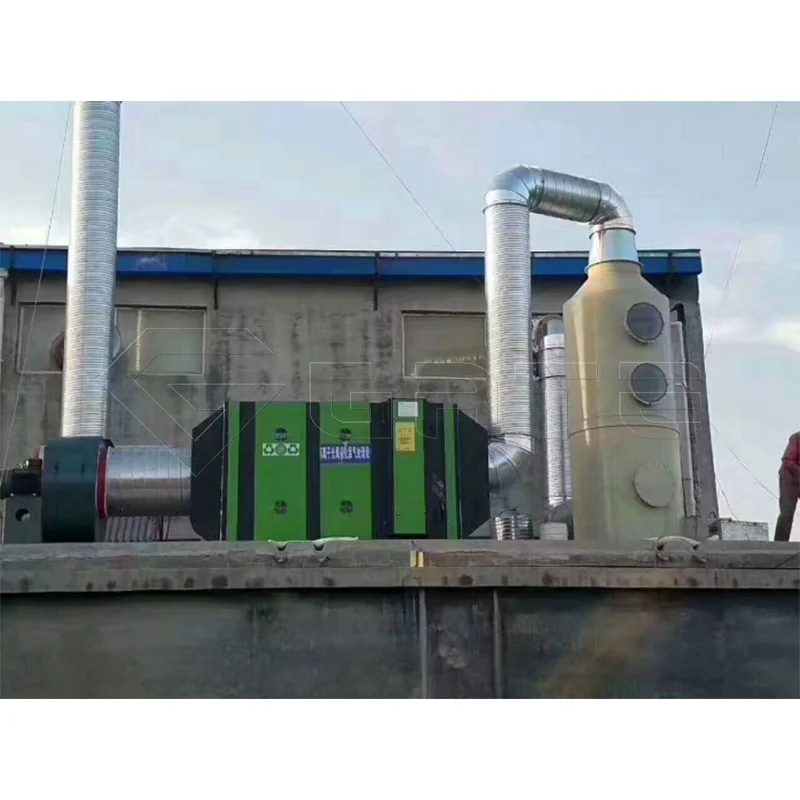 GATE 2000-2600M3/H Cat Litter Making Machine industrial waste gas treatment Cooling Tower Water Spray