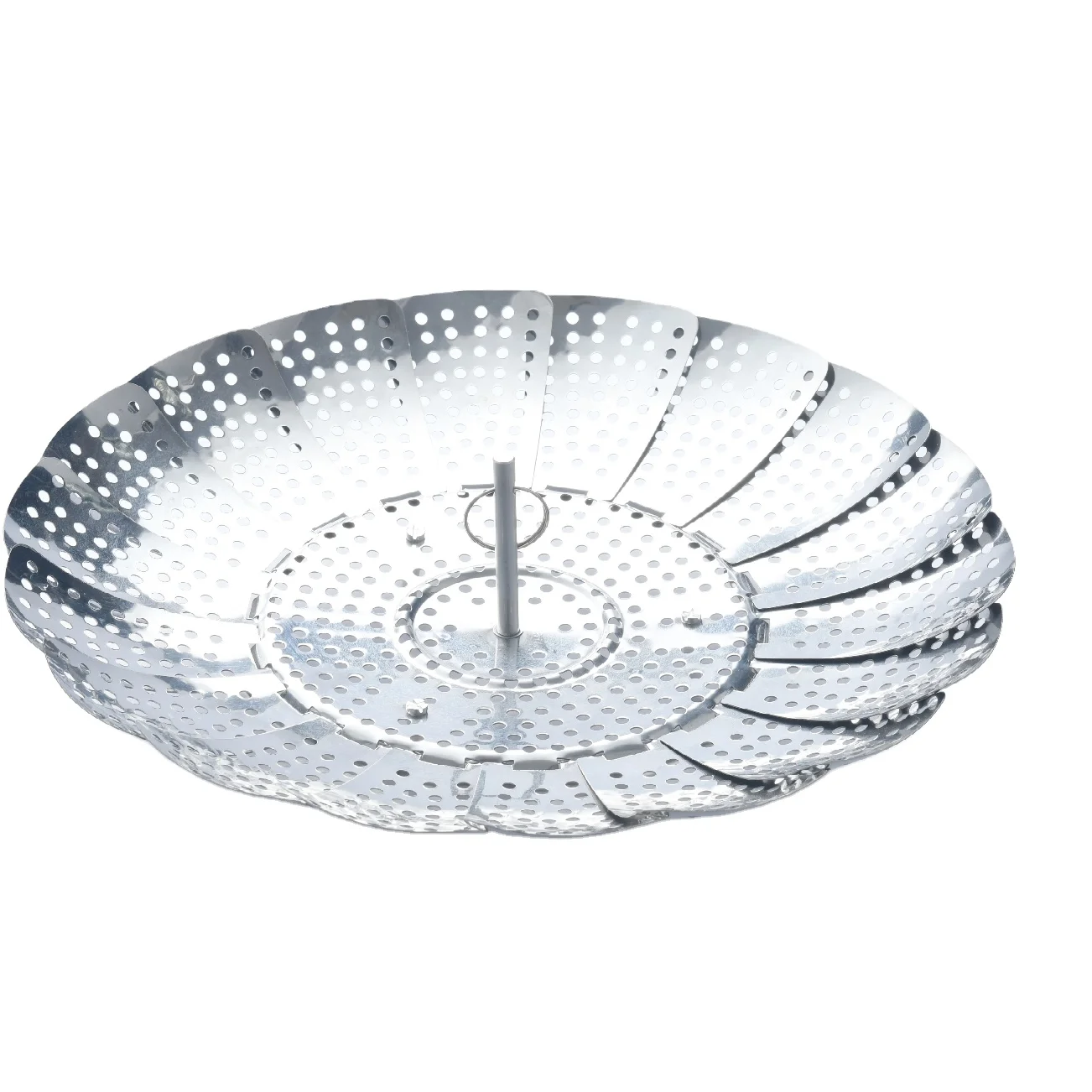 
Manufacture New Item Stainless Steel Steamer Basket Folding Steamer Expandable 