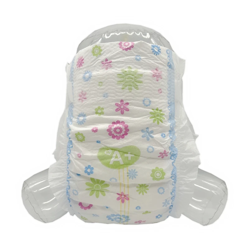 Wholesale baby diapers Soft Skin Organic Baby Bamboo Fiber Natural Disposable Baby Diaper