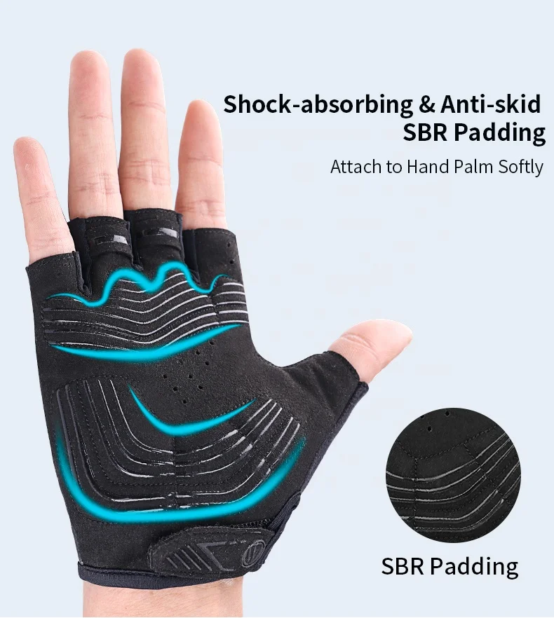 Недорогие Нескользящие мотоциклетные, дорожные, велосипедные, спортивные, гелевые перчатки OEM для занятий спортом и фитнесом