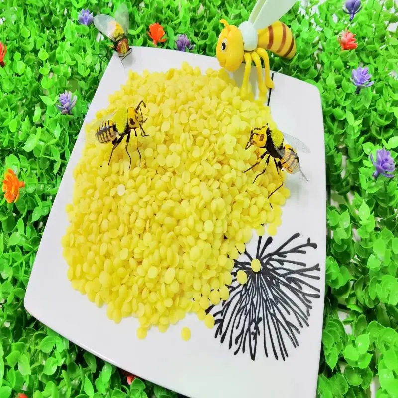 Wholesale natural beeswax pellets 100% all natural bee wax for making candle cream lipstick