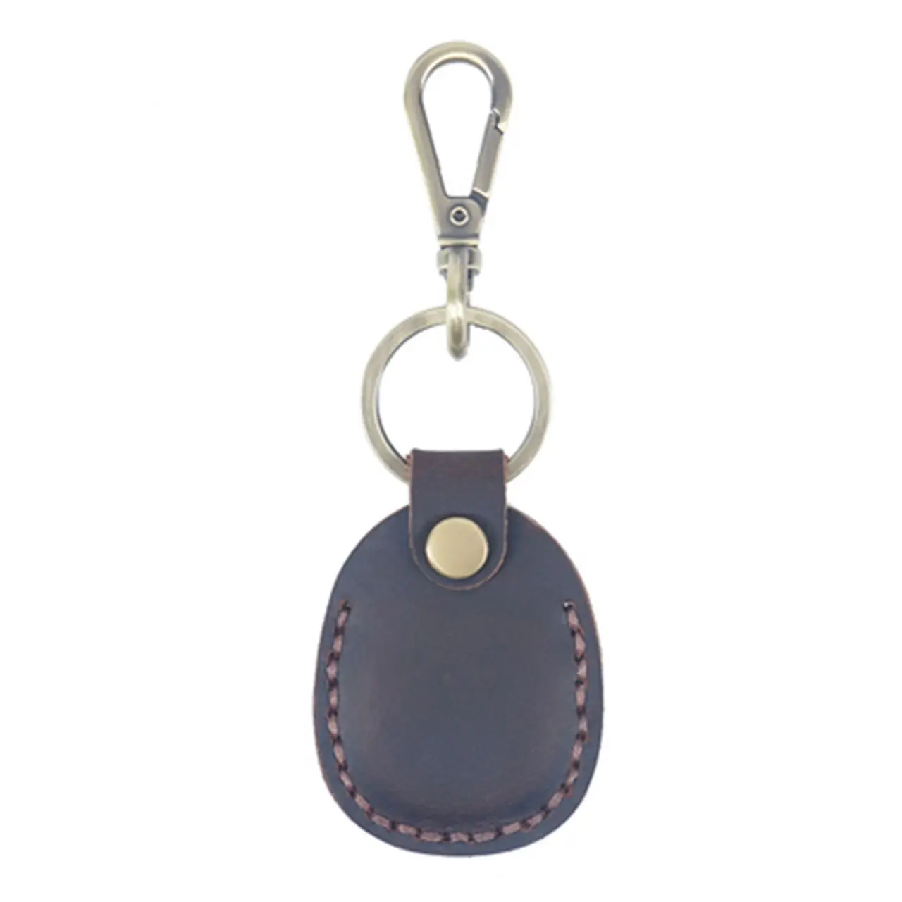 Logo Customized Air Tag Case Leather Waterproof Air Tag Keychain