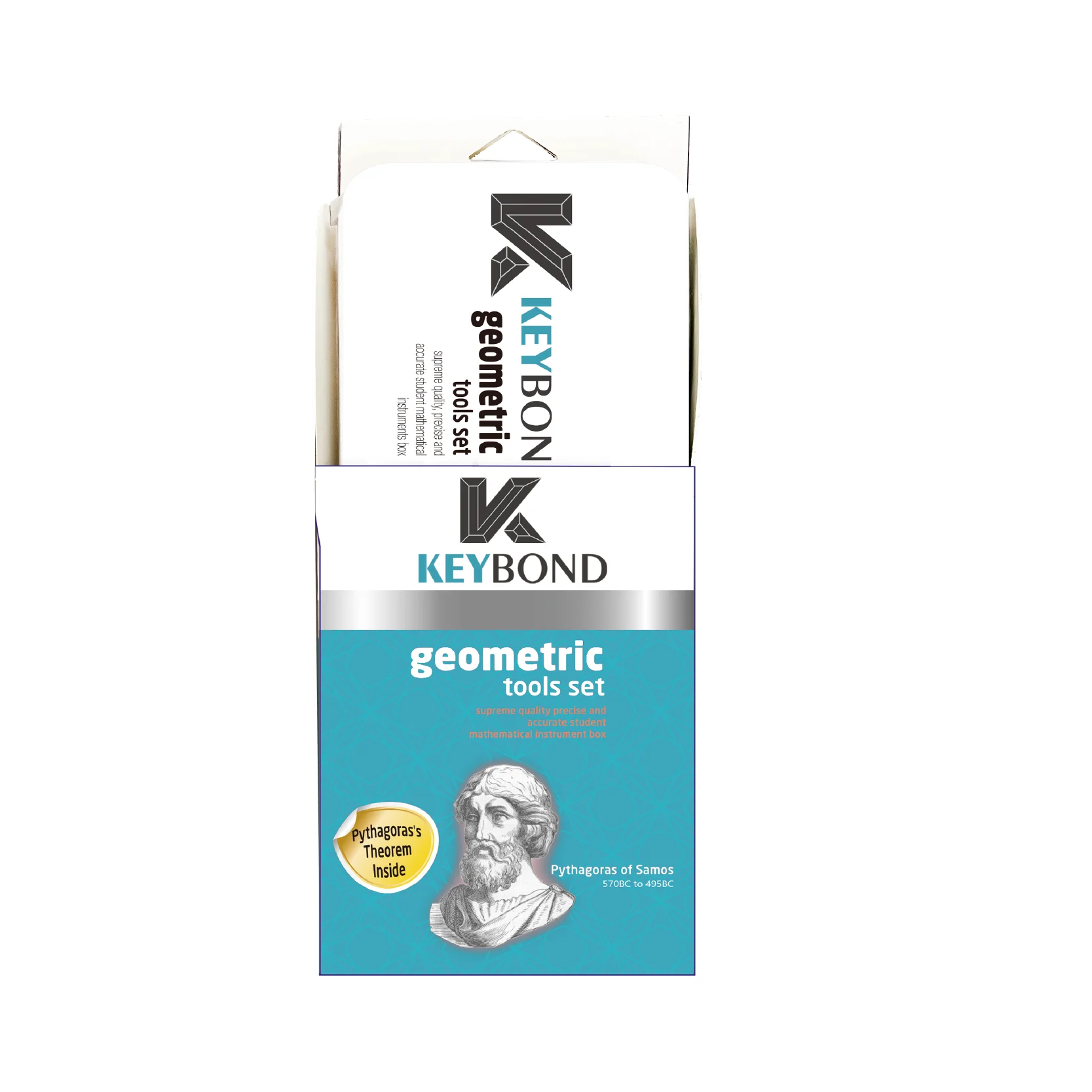 Wholesale Customized School And Office Compass Ruler Pencil Metal Box Kit 10PCS Geometry Set