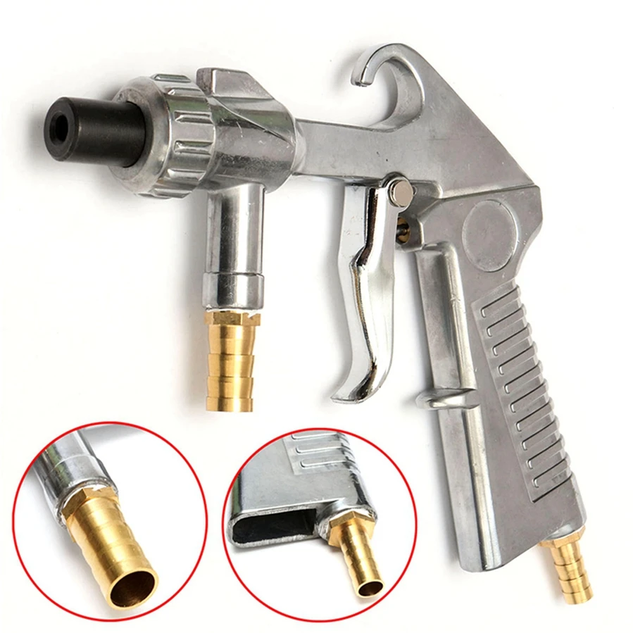 Multifunctional Sandblaster Air Siphon Feed Blast Metal Ceramic Nozzle Tip Pneumatic Abrasive Sand Blasting Tool Kit