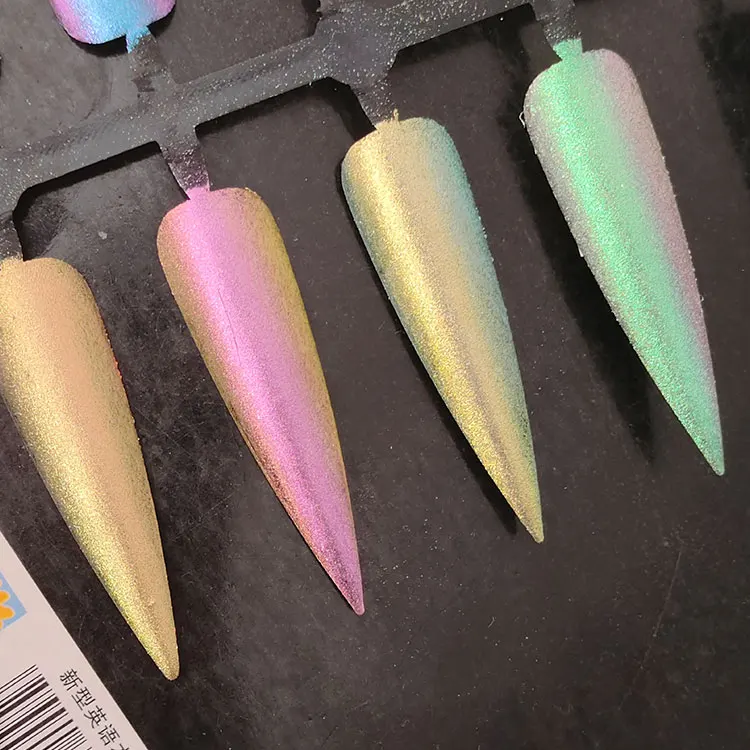 Brand MCESS FREE SAMPLES bright colors multichrome chameleon best duochrome cosmetic shimmer eyeshadow 10 color powder pigments