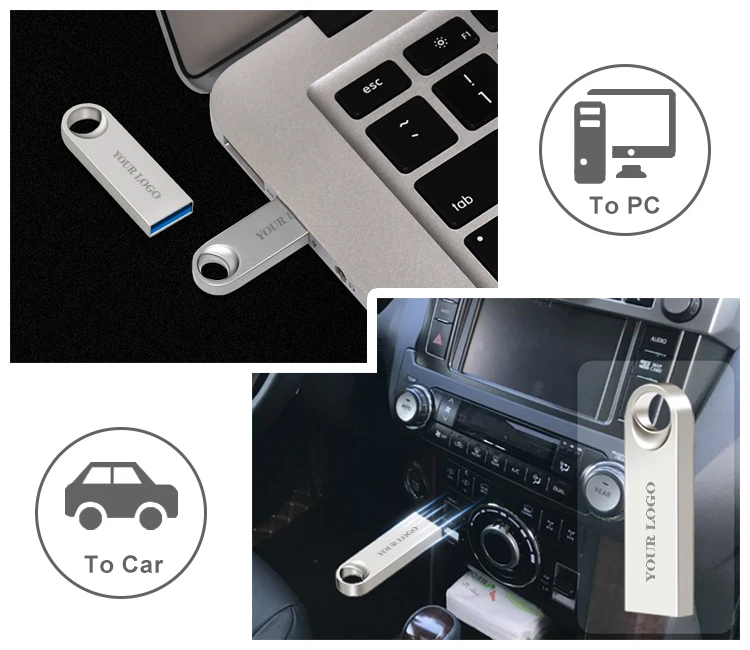 M36 Custom 4GB 8GB 16GB 32GB 64GB 128GB Dustproof Waterproof Corporate Gift Metal Pack Box Custom Logo Pendrive