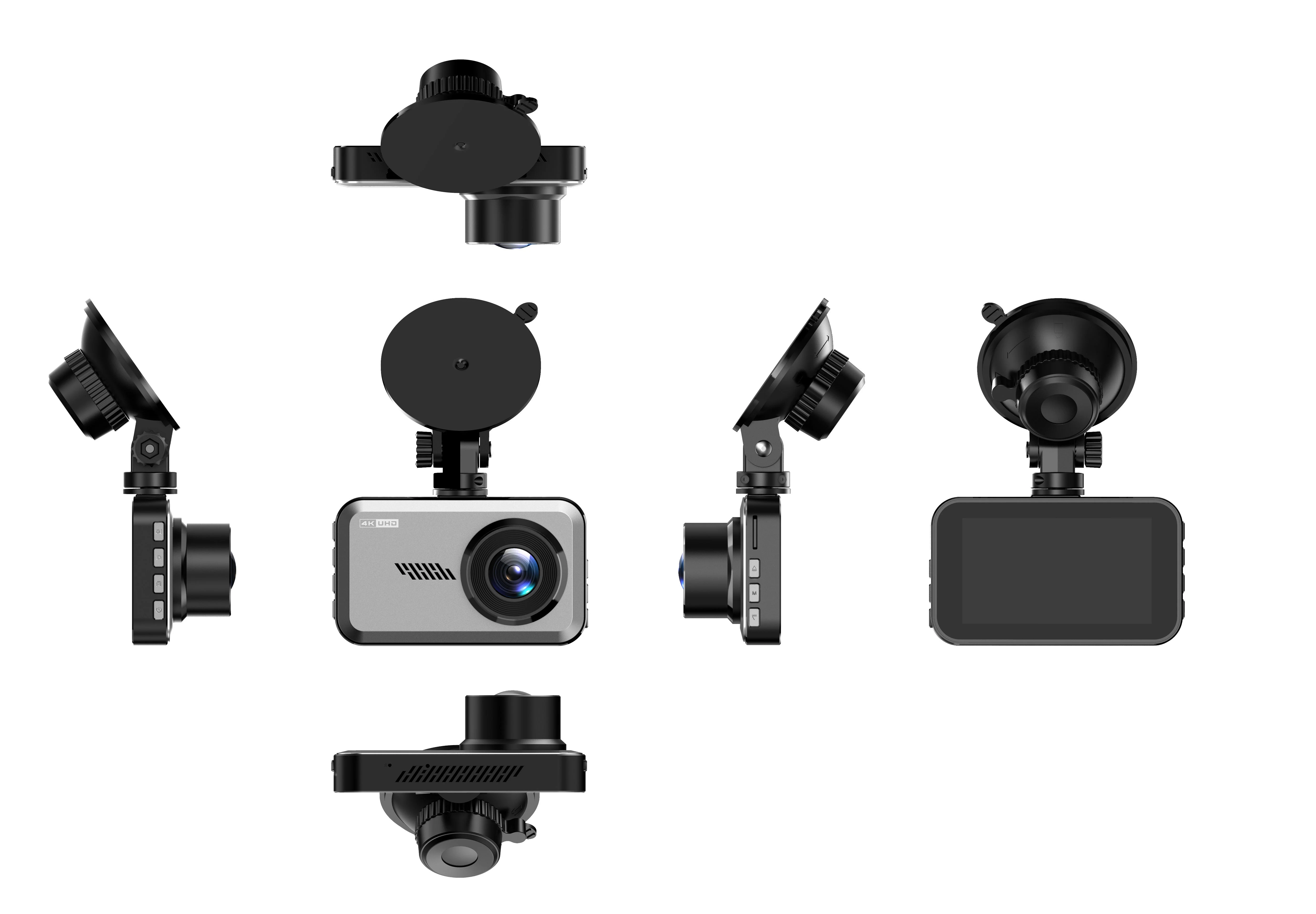 Dash Cam 4K Front 1080P Rear View Dashboard Car Mini Dual Wifi Night Vision UHd Dvr Dashcam Camera 2 Lens Black Box