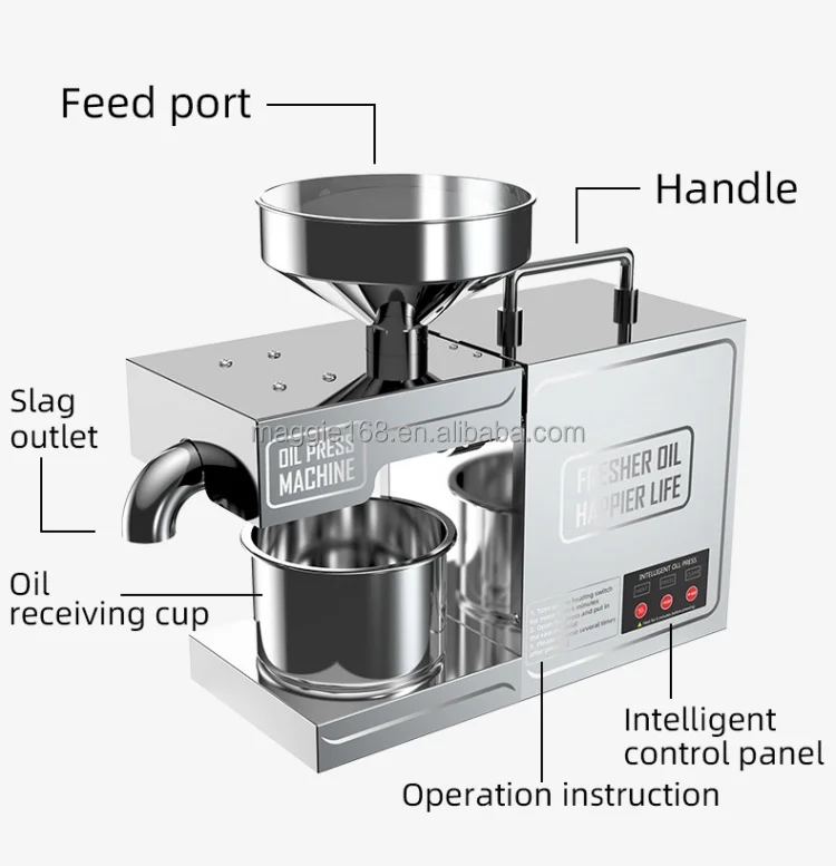 automatic oil press Making Machine Provided Soybean Peanut Hot Sale Oil Processing Machine Sunflower Oil Press Machine