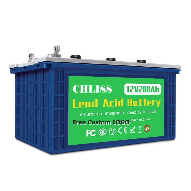 Chliss Energy Storage Gel Battery 12V 200Ah 100AhDeep Cycle Lead Acid Car Battery 400Ah 300Ah AGM Solar Battery