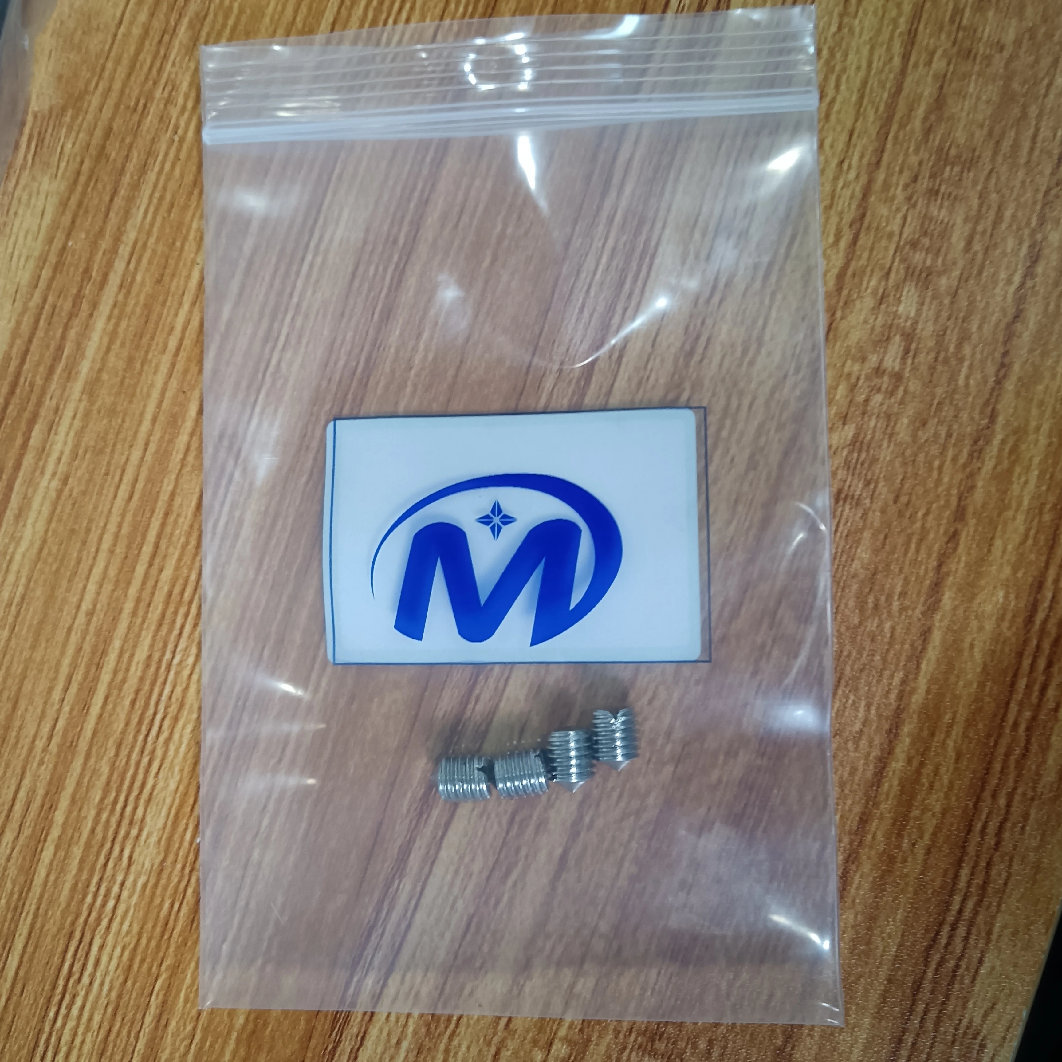 MINGLU Slotted set screws with cone point DIN553 ISO7434 by stainless steel