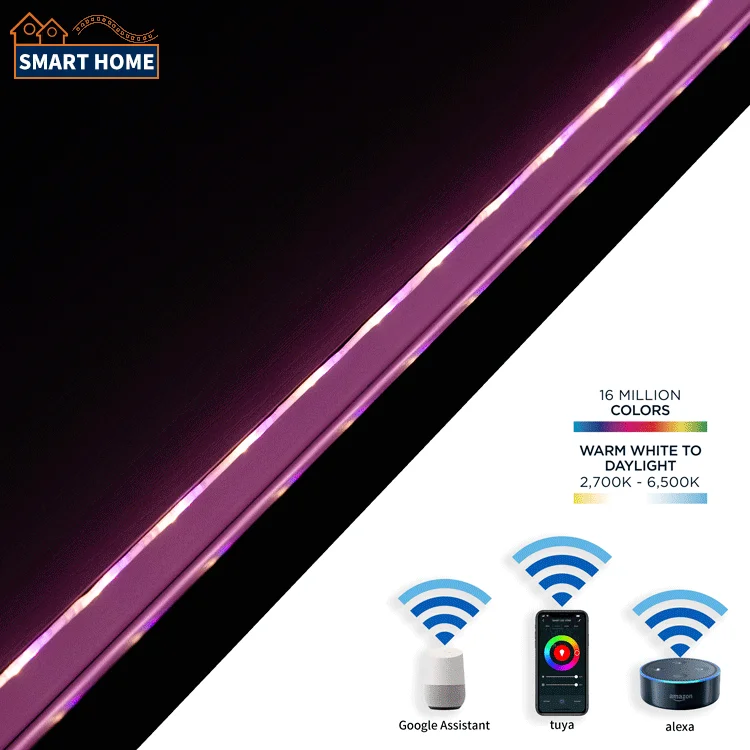 Plug 4mm Pcb Rgb Neon Manufacture Lumen Rope Dream Light Kit App Smart Home Govee For Outdoor Flexible Silicon Flex Led Strip