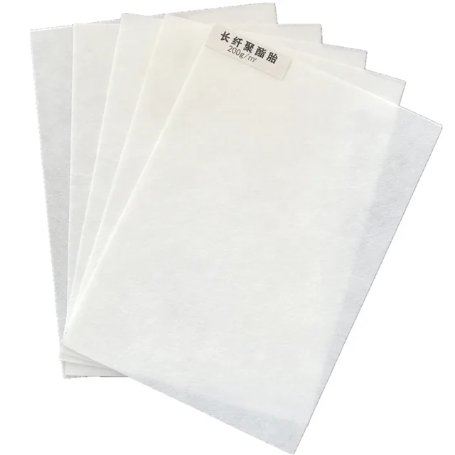 Китайский завод спанбонд, длинное волокно, полиэстер, водонепроницаемый мембранный базовый Коврик для битумной мембраны