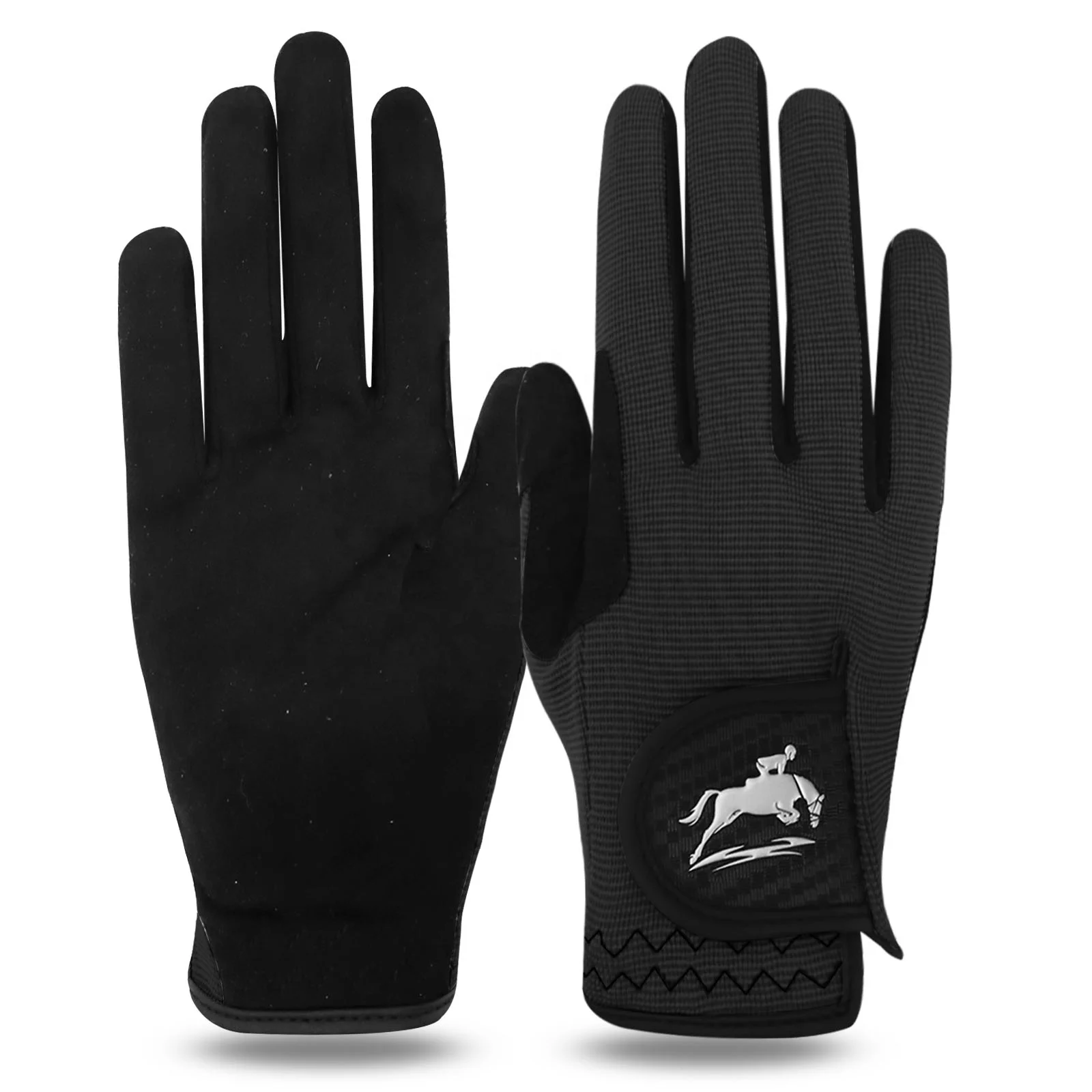 OEM Horse Riding Gloves Customized Equestrian Horse Riding Racing Gloves Safety Sports Horse Rider Gloves for Best Prices