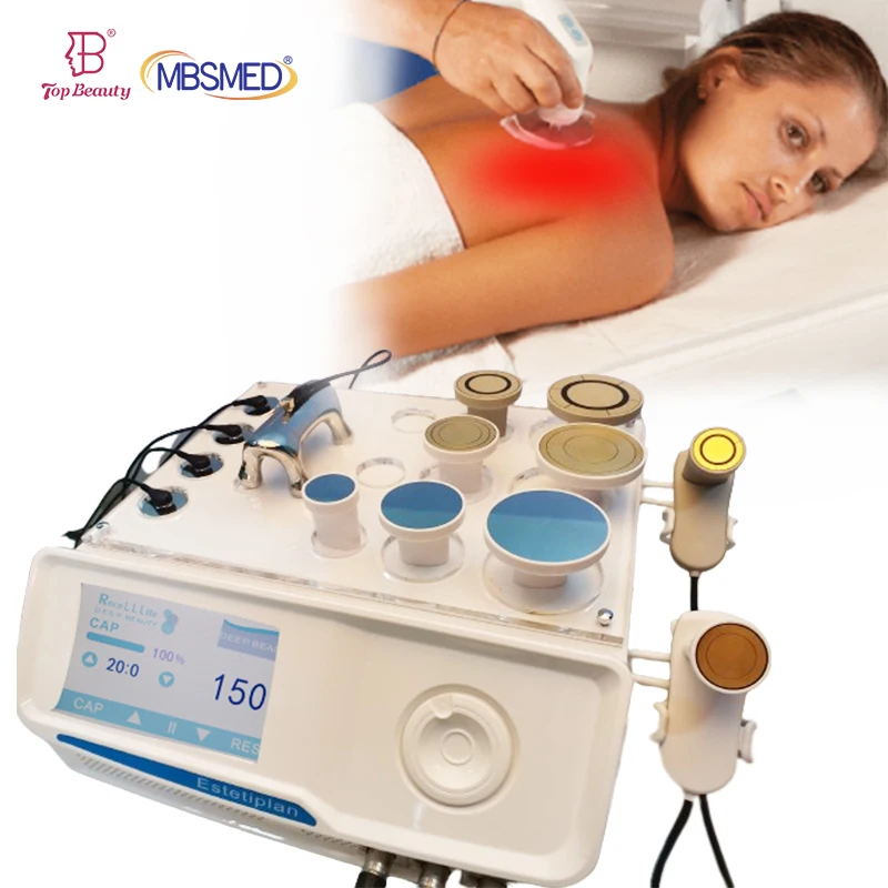 Professional tecar 3 in 1 tecar sport injurty recovery therapy machine for physical therapy