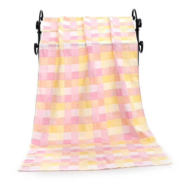 Pure cotton double color gauze bath towel baby hug quilt cover blanket bath towel manufacturers wholesale