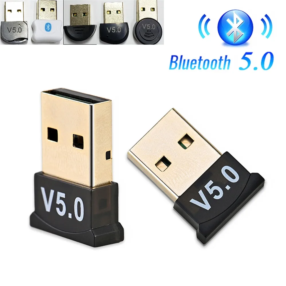  USB Bluetooth 5 0 адаптер передатчик приемник аудио V5.0 ключ беспроводной для компьютера ПК