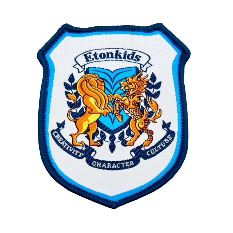 Customized High Quality Pinewood Derby Emblem 2024 World Crest Woven Scout Patch Badge Emblem Factory