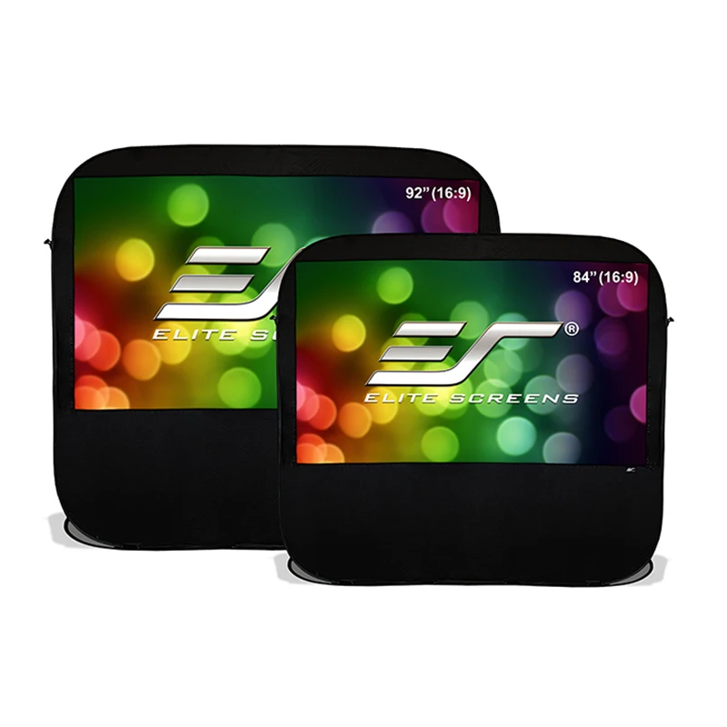 Elite Factory hot Sale New Projection Screens Design Pop-up Cinema 92inch 16:9 Portable Outdoor Fast Folding Projector Screen