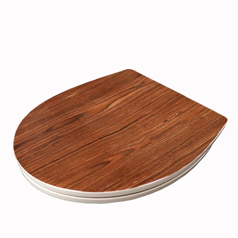 Customer design slow fall duroplast print decoration round decor uf toilet seat cover