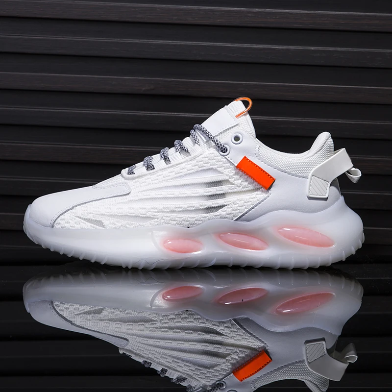 Adit High Quality Men Casual White Tennis Shoes Basketball Style Shoes Men Fashion Sneakers Walking Style Shoes